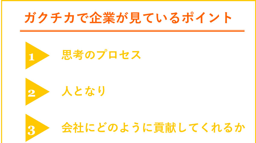 ガクチカ　企業が見ているポイント